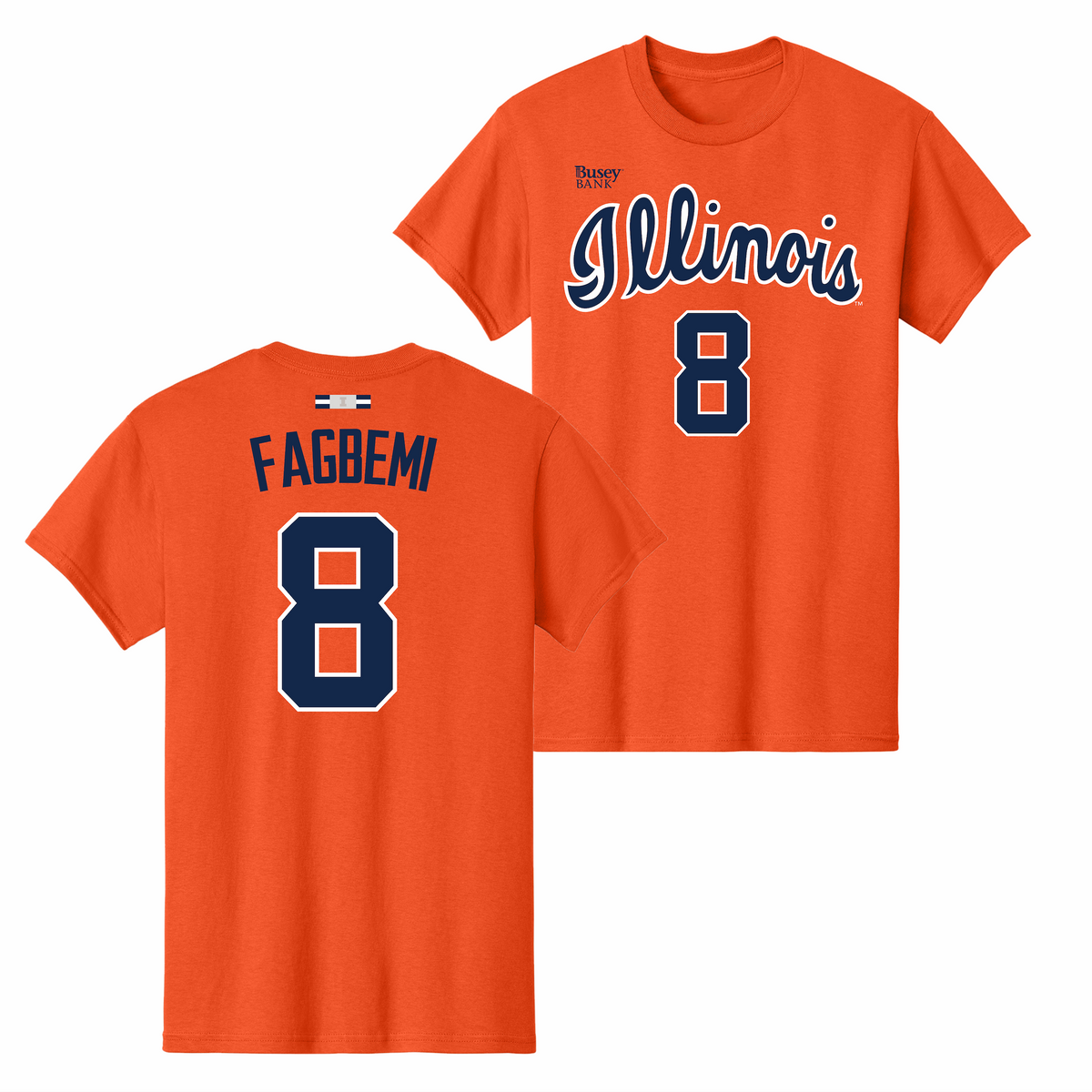 Illinois Fighting Illini NIL Men's Basketball Shirsey Orange