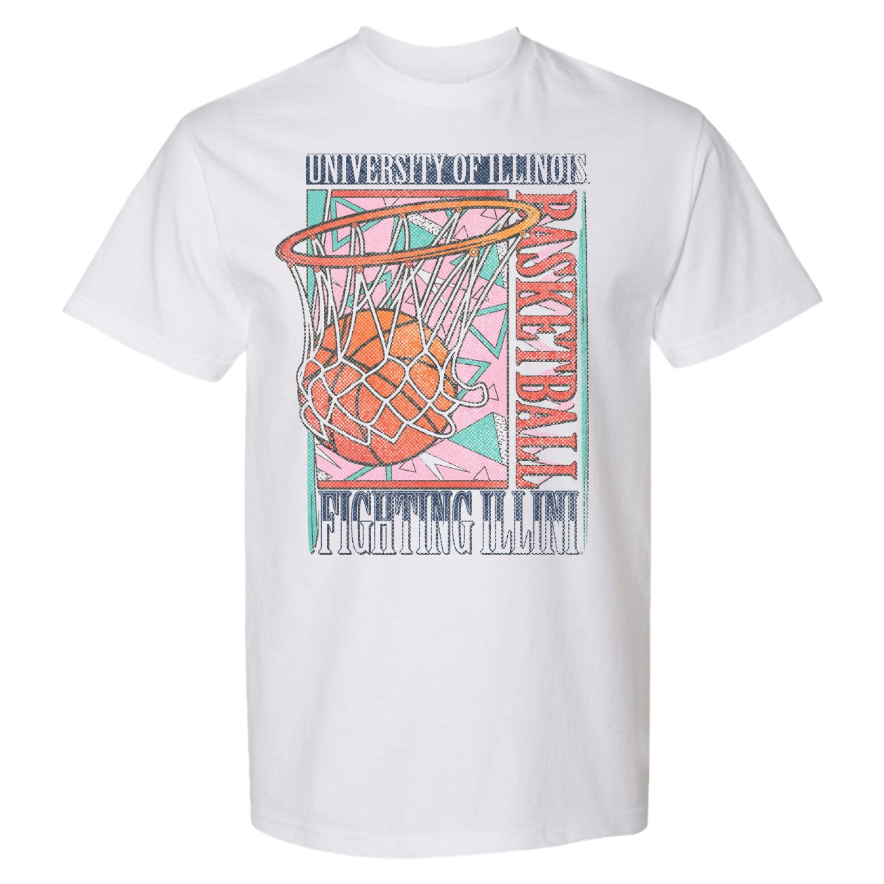 Illinois Fighting Illini Vintage 90s Basketball Tee