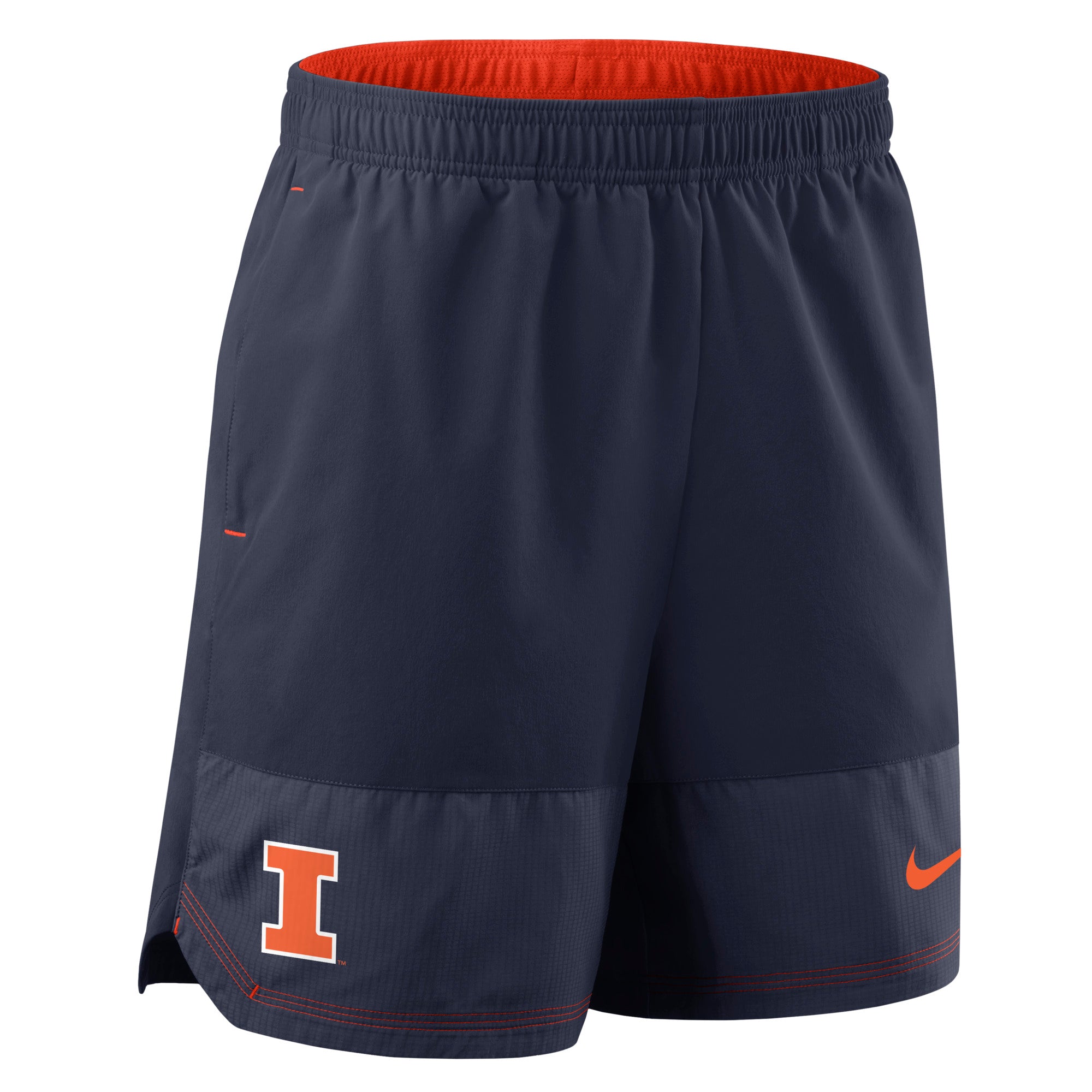 Illinois Shorts Navy Nike Woven Elastic