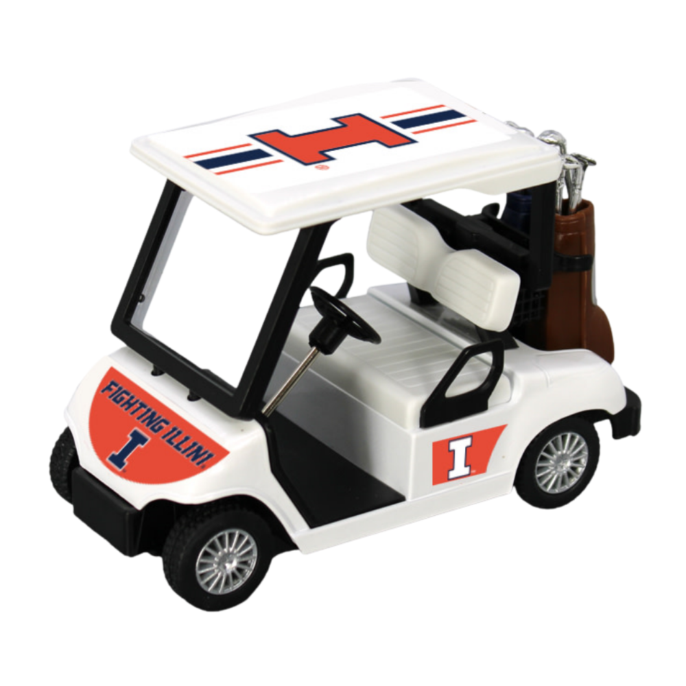 Illinois Fighting Illini Toy Golf Cart