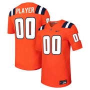 Illinois Fighting Illini Nike NIL Football Jersey Orange