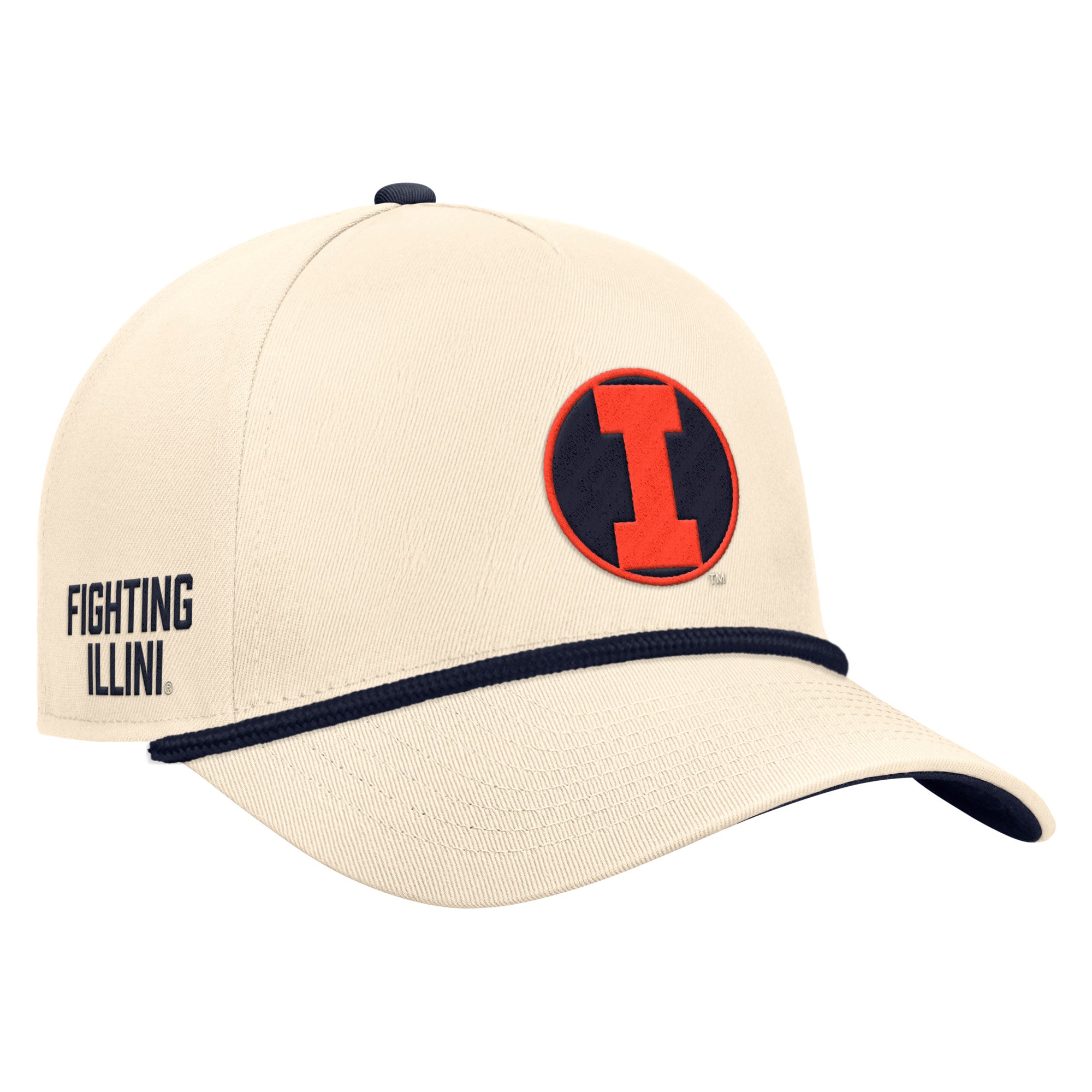 Illinois Nike Vintage Style 5 Panel Rope Hat