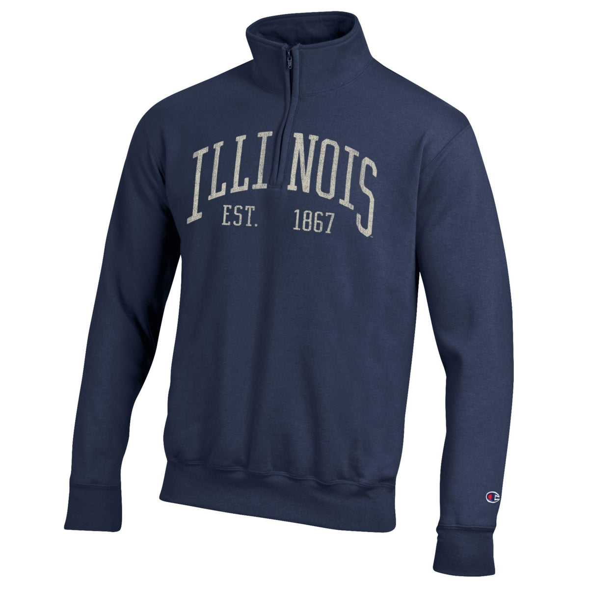 Illinois Men's Champion Powerblend Quarter-Zip