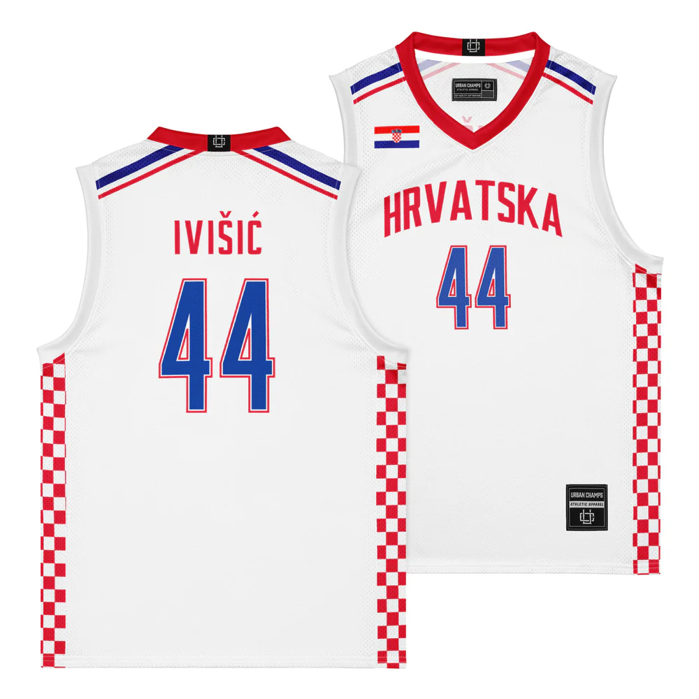 Illinois Basketball Zvonimir Ivisic #44 International Croatia Jersey