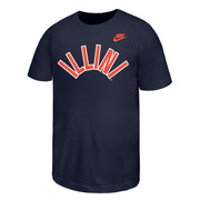 Illinois Fighting Illini Youth Nike Vintage Arch Short Sleeve Tee
