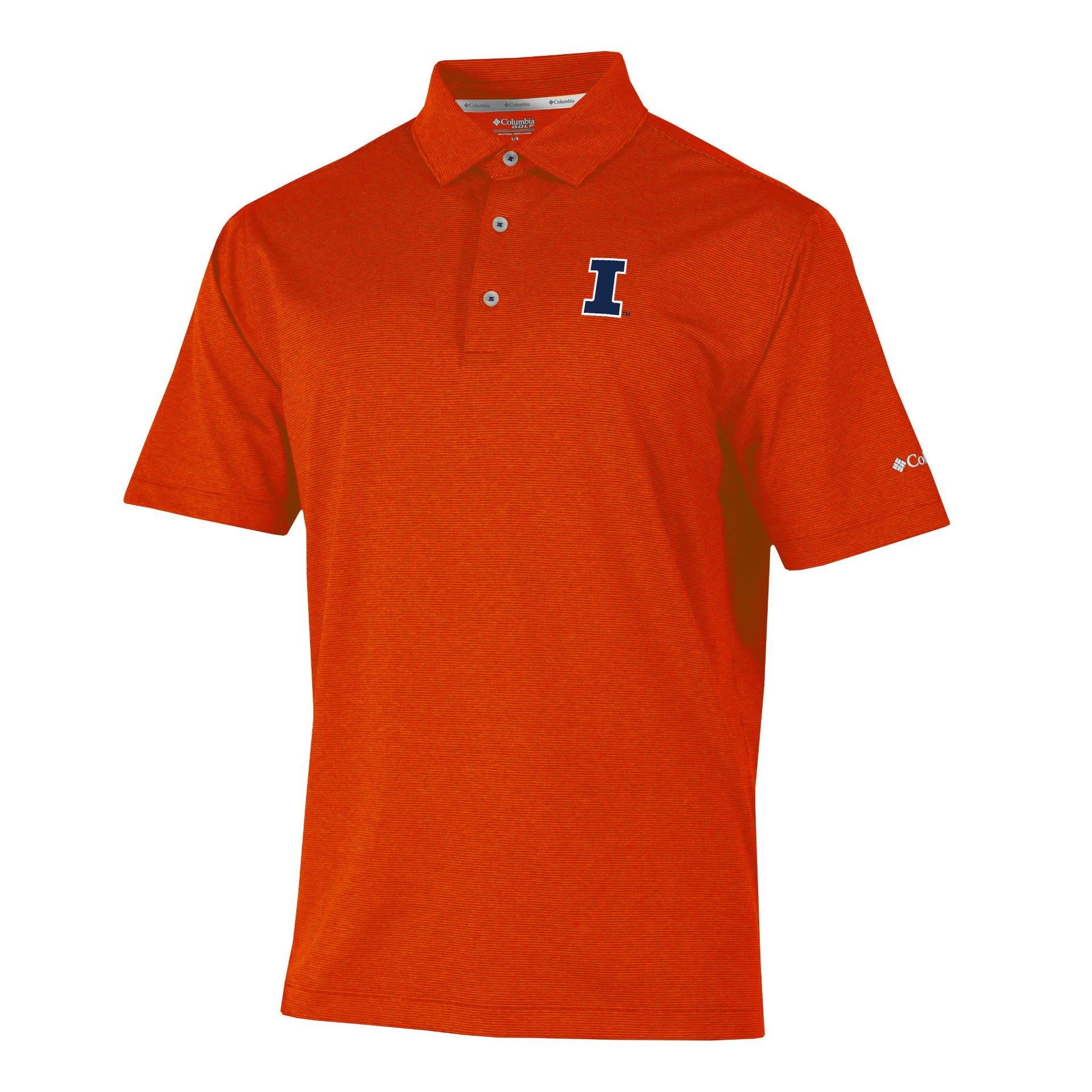 Fighting Illini Columbia Sand Tee Polo