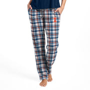 Fighting Illini Women's Soft Plaid Block I Pajama Bottoms