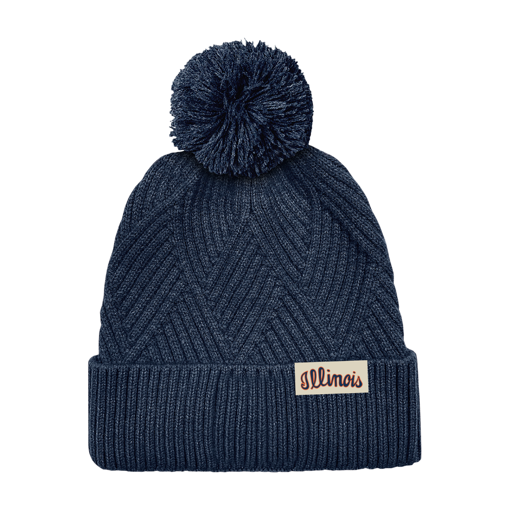 Illinois Fighting Illini Bridger Wrap Label Cuff Beanie