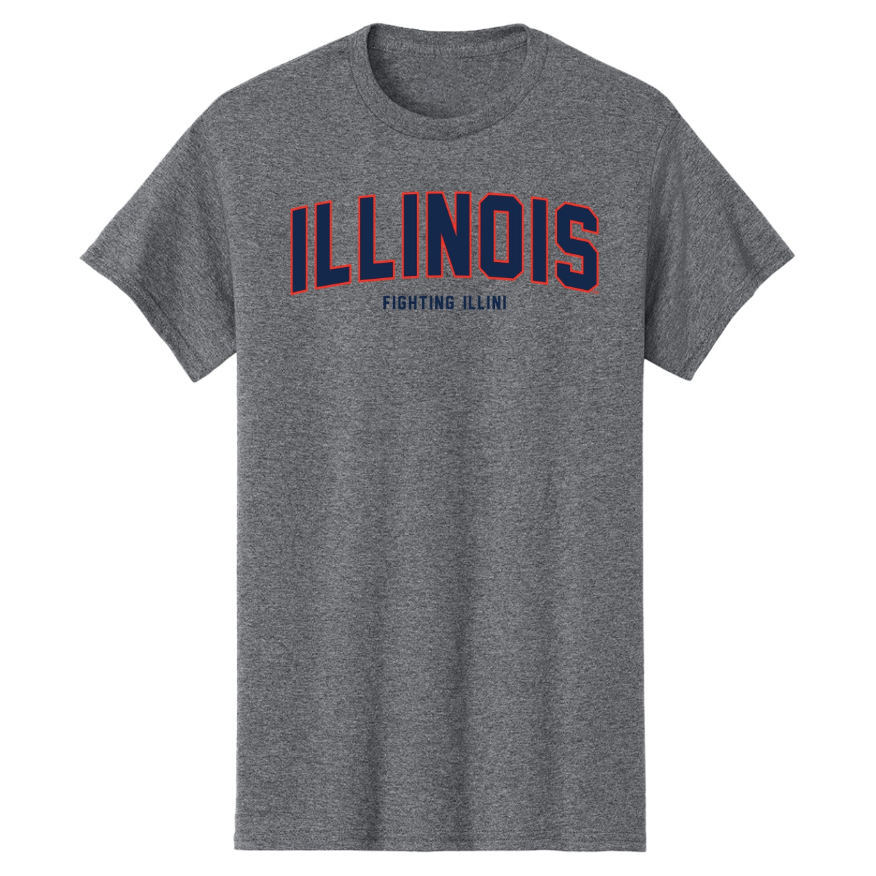 Illinois Fighting Illini Graphite Arch Tee