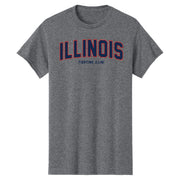 Illinois Fighting Illini Graphite Arch Tee