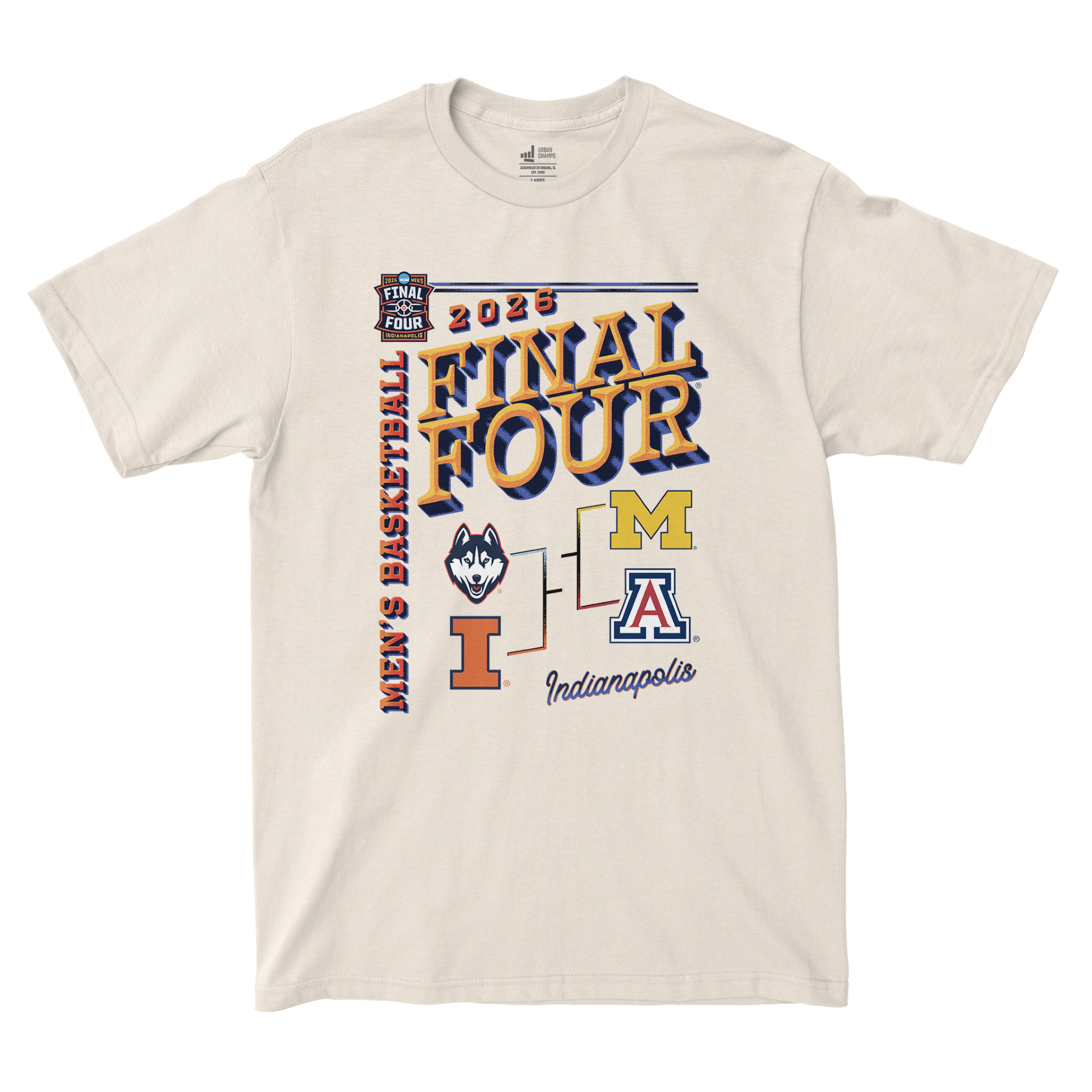 Illinois Basketball 2026 Final Four Bracket Tee
