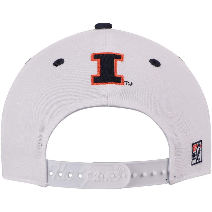 University of Illinois Fighting Illini White 3-Bar Hat