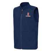Illinois Vest Men's Navy Antigua Full-Zip Block I
