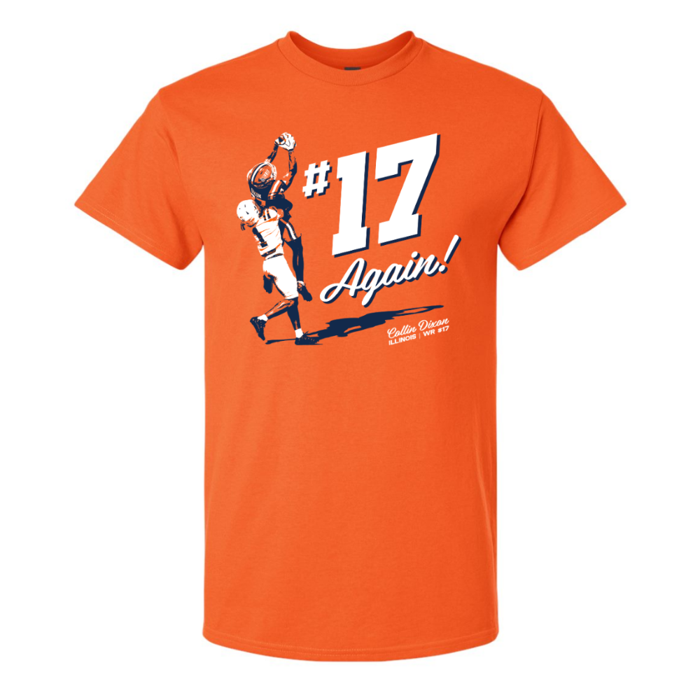 Illinois Fighting Illini NIL 17 Again Collin Dixon Short Sleeve Tee