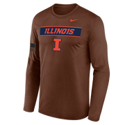 Illinois Fighting Illini Men's Nike Military Long Sleeve Legend Tee