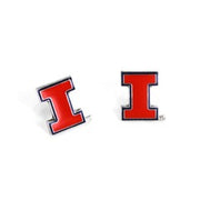 Illinois Block I Stud Earrings