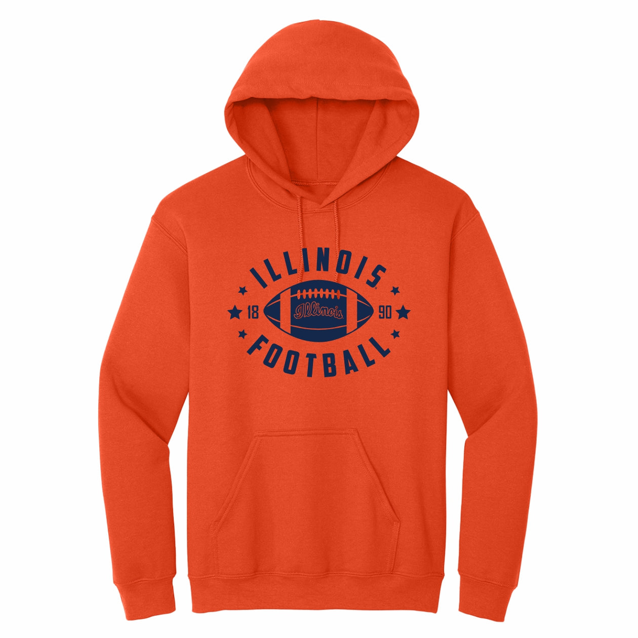 Illinois Fighting Illini Football Hood