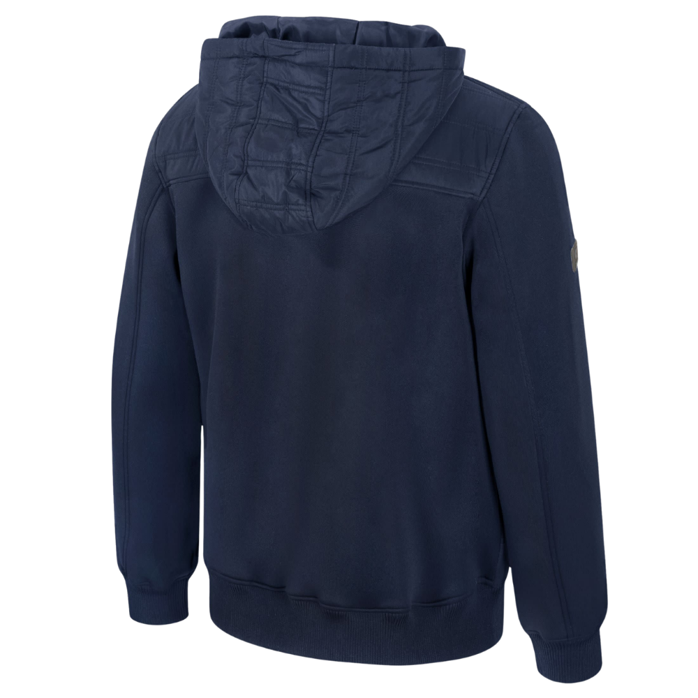 Illinois Fighting Illini Men's Scuba Hooded Puffer Jacket - Navy