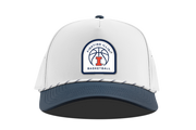 Illinois Basketball Hat Two-Tone Navy/White Patch