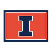 University of Illinois 6x8 Spirit Rug