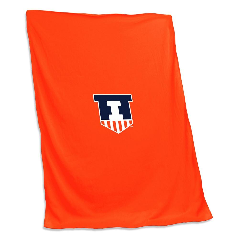 Illinois Fighting Illini Shield Sweatshirt Blanket