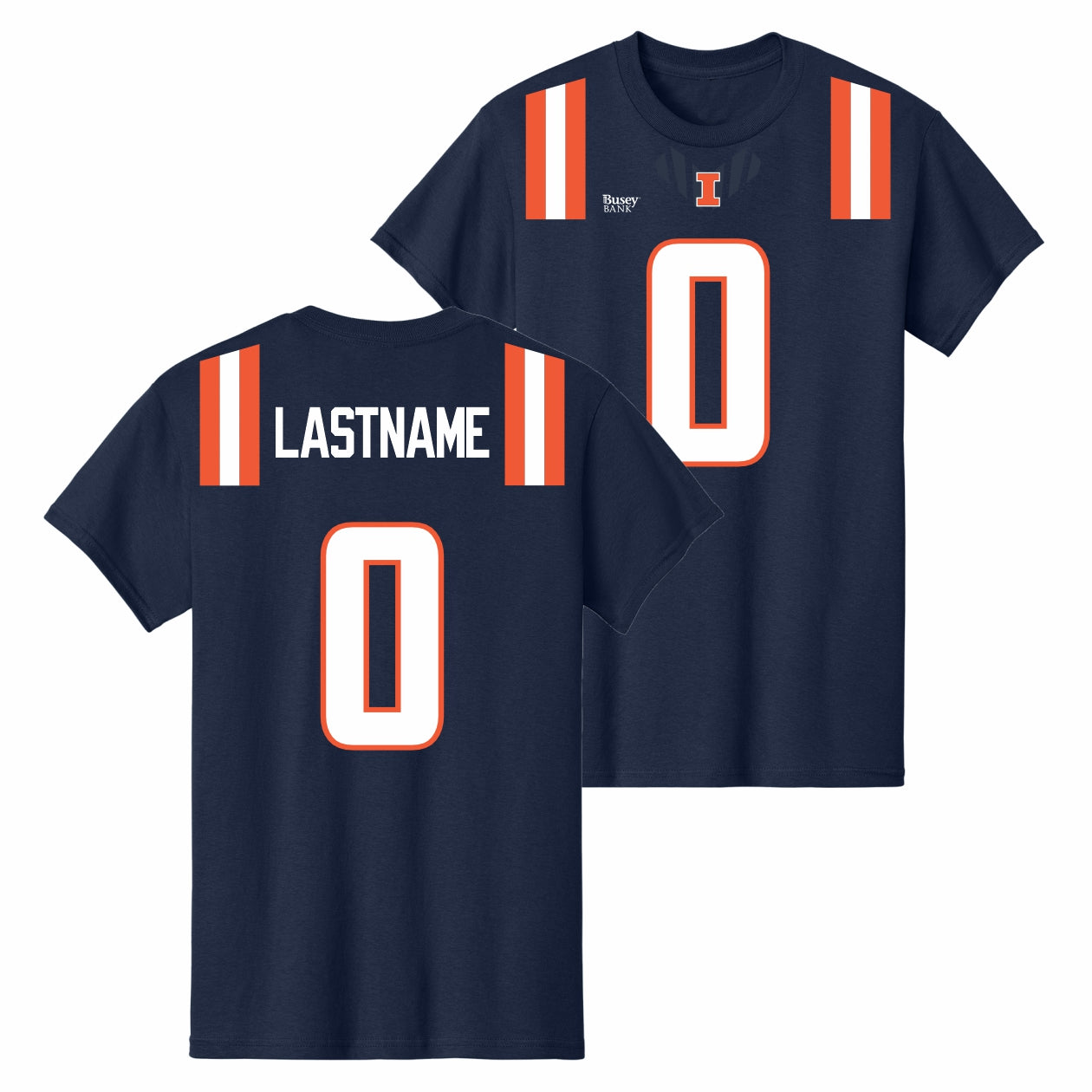Illinois Fighting Illini NIL Football Shirsey