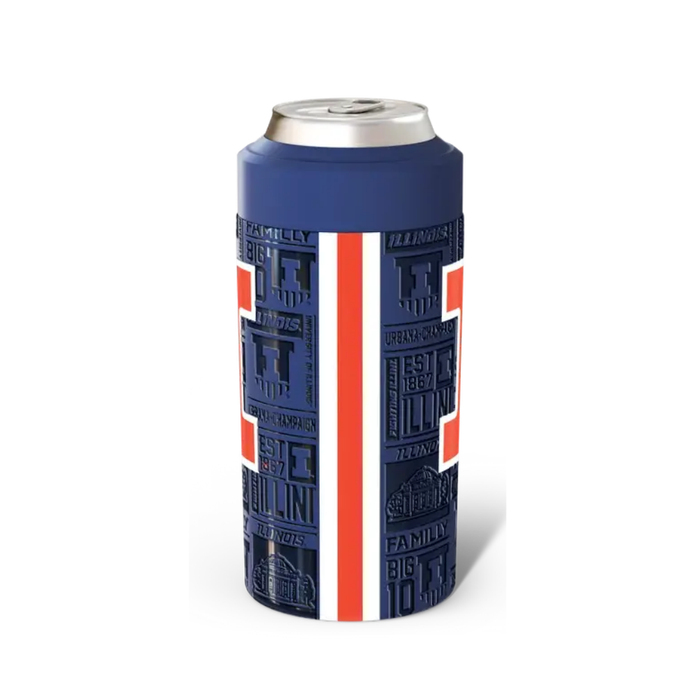 Fighting Illini Navy Block I Tonal Universal Buddy
