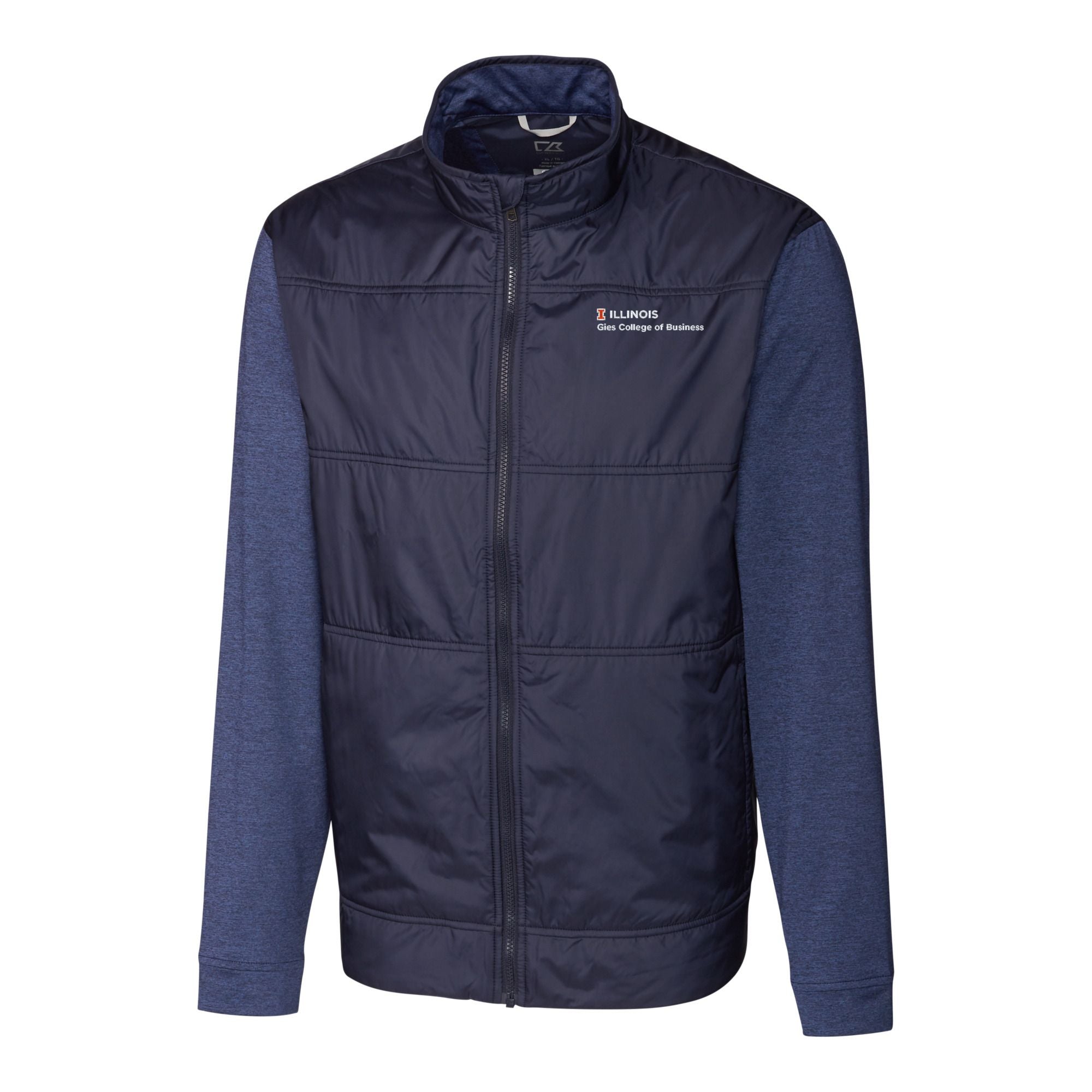 Illinois Fighting Illini Men's Stealth Hybrid Full-Zip GIES