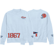 Illinois Women's Football Fan Crewneck Sweatshirt