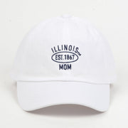 Illinois Mom White Basic Hat