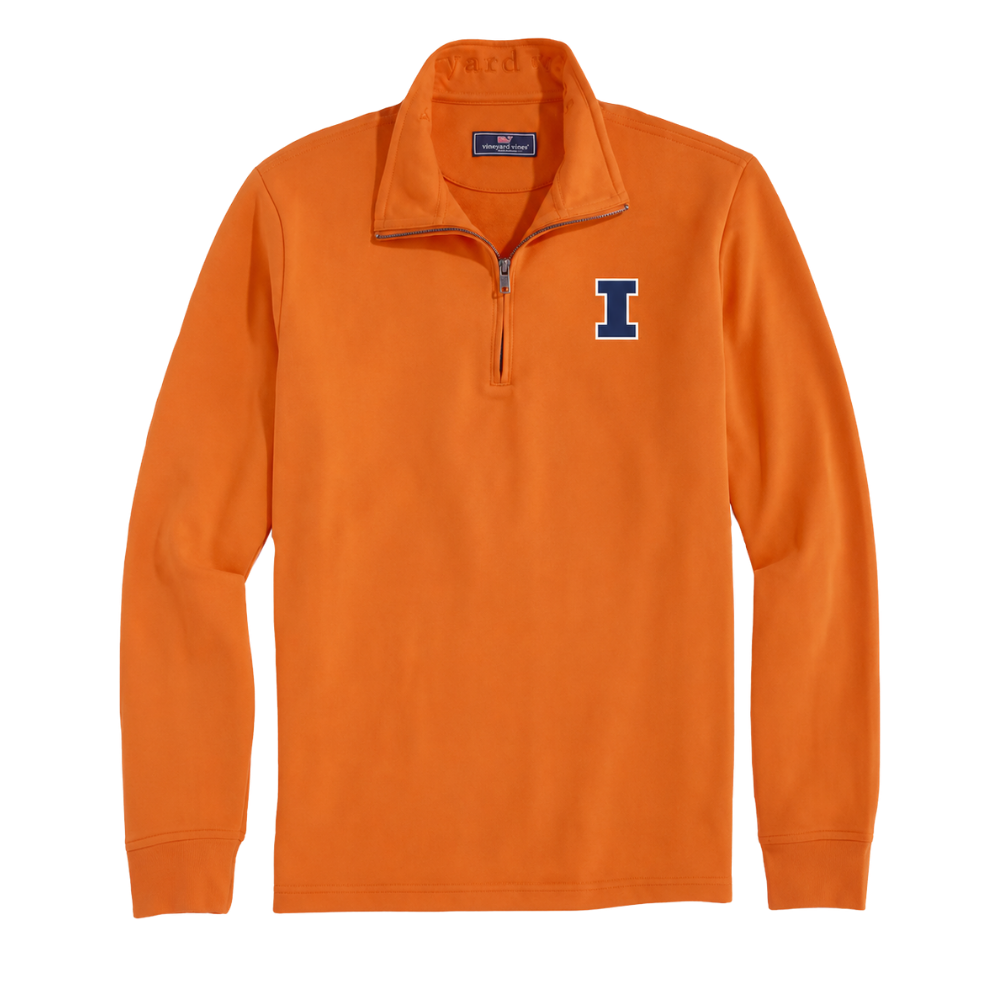 Illinois Vineyard Vines Men's Saltwater Quarter-Zip