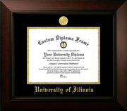 Illinois Fighting Illini Embossed Diploma Frame - 11" x 8.5"
