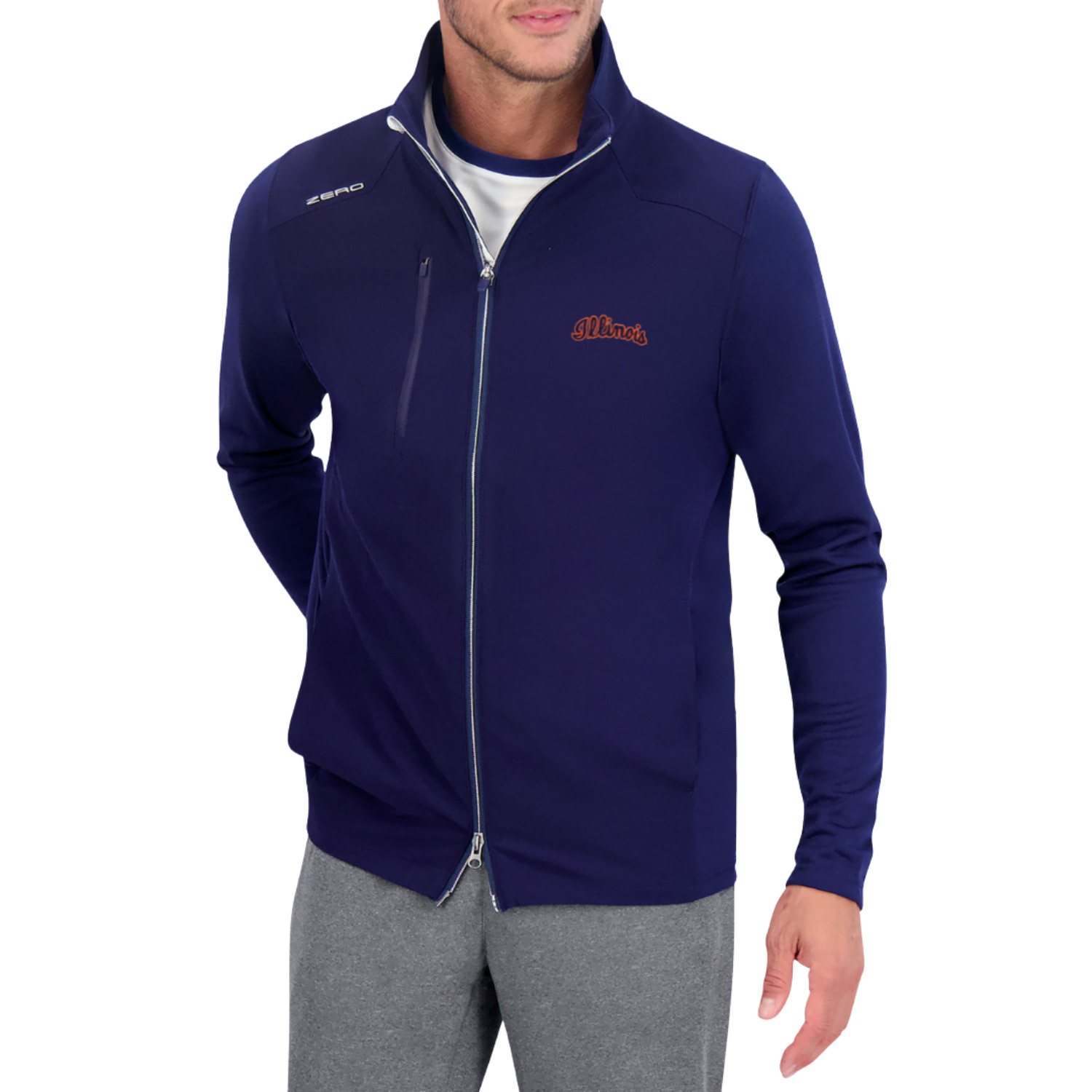 Illinois Fighting Men's Illini Zero Restrictions Golf Z710 Jacket