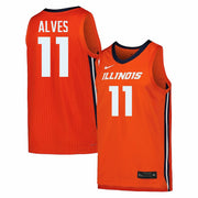 Illinois Fighting Illini Nike Basketball Jersey #11 Alves