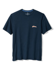 Illinois Fighting Illini Men's Tournament Short Sleeve Tee Script Navy