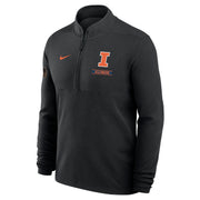 Illinois Nike Military Appreciation Black Half Zip Pullover