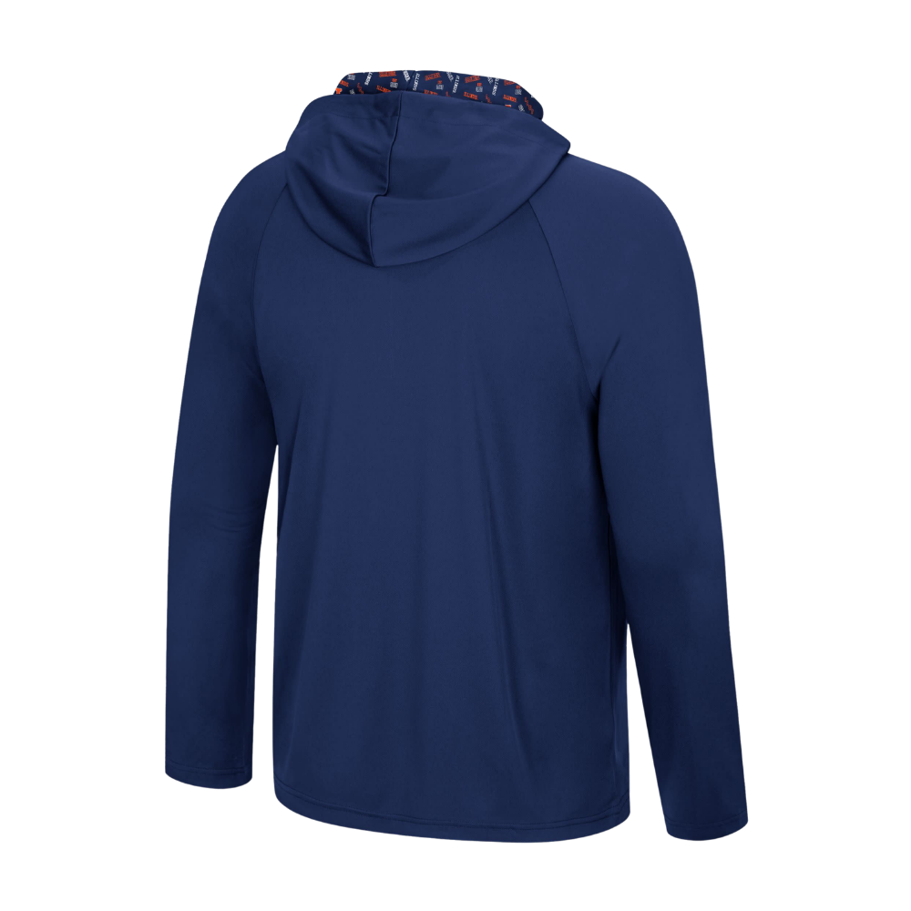 Illinois Fighting Illini Men's Perpetuity Quarter-Zip Windshirt