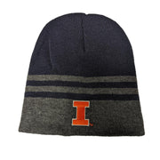 Illinois Fighting Illini Navy Charcoal Beanie