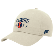 Illinois White Nike Vintage Club Cap