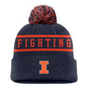 Illinois Fighting Illini Nike Peak Pom Beanie
