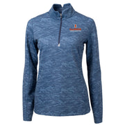 Illinois Fighting Illini Women's Traverse Camo Print Half-Zip Grainger