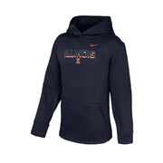 Illinois Youth Nike Therma Hoodie