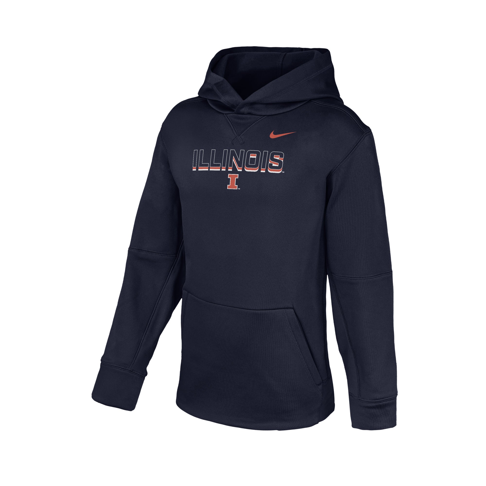 Illinois Youth Nike Therma Hoodie