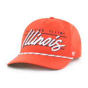 Illinois Hat Orange Slant Rope
