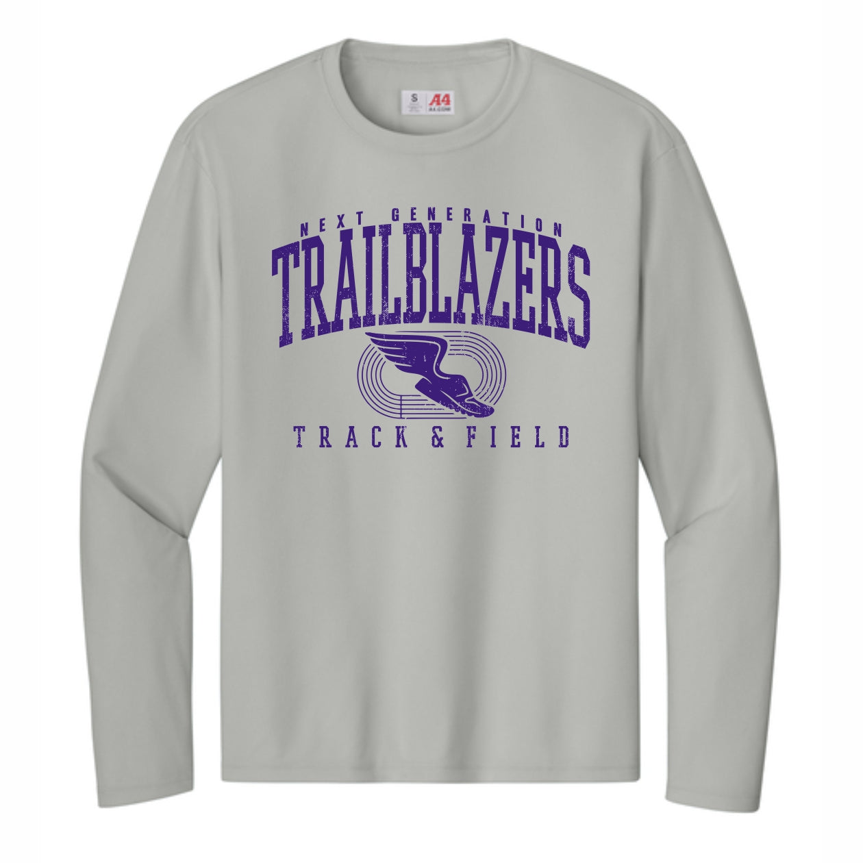 NGS Track and Field Trailblazers Silver Long-Sleeve