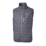 Illinois Fighting Illini Cutter & Buck Rainier PrimaLoft® Mens Eco Insulated Full Zip Puffer Vest