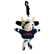 Fighting Illini Navy T-Shirt Cow Keychain