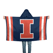 Illinois Fighting Illini 3x5 Navy Hoodie Flag