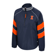 Fighting Illini Women's Applique Stripe Sleeve Windbreaker