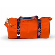 Illinois Fighting Illini Round 20" x 10" Duffel Bag